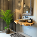 Floating Wood Bathroom Shelf SILDTBRV033