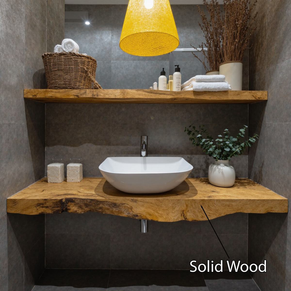 Farmhouse Solid Wood Vanity Classic Aesthetic SILDTBRV213