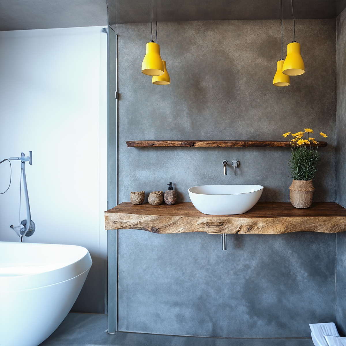 Handcrafted Wooden Vanity Bespoke Bathroom Piece SILDTBRV223