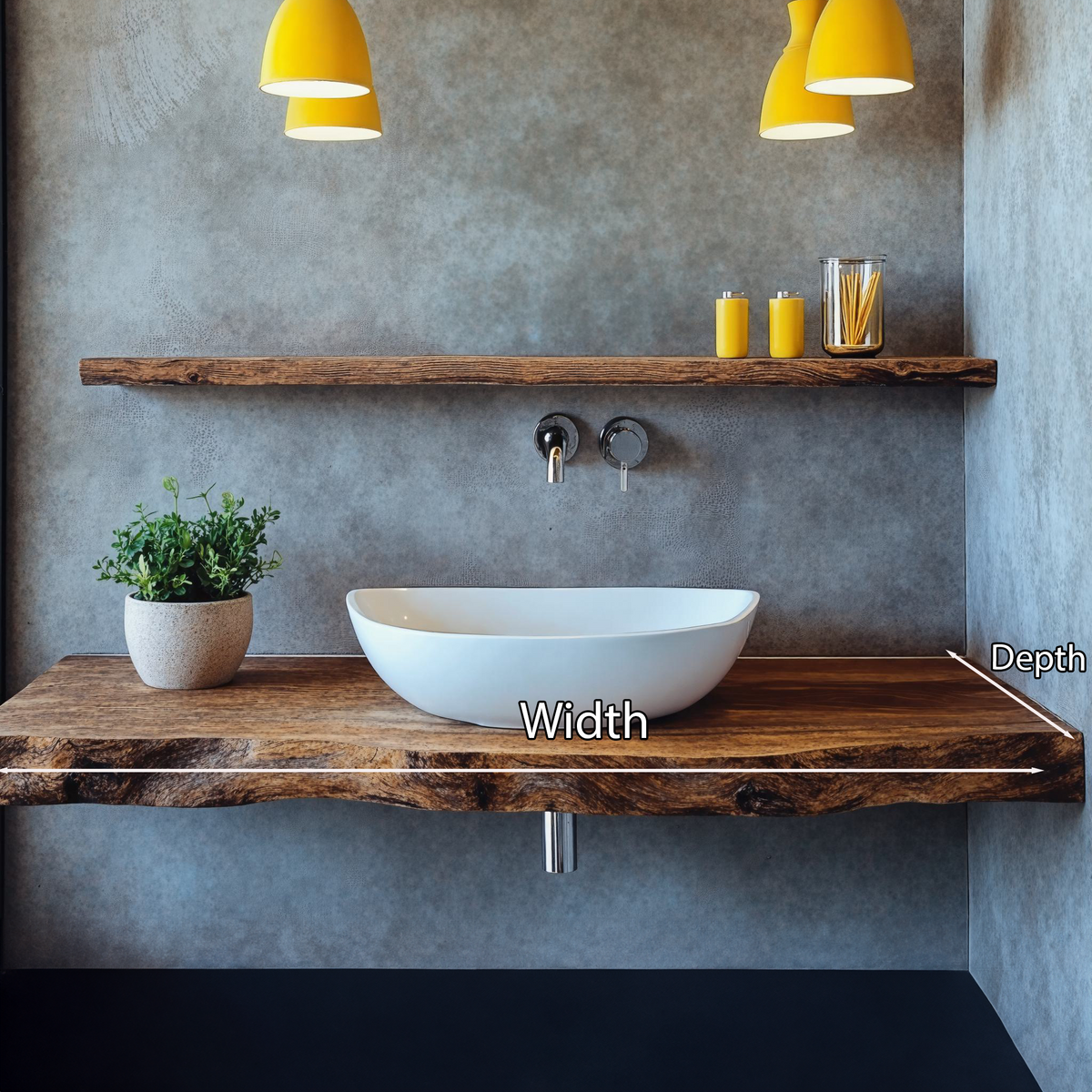 Farmhouse Solid Wood Vanity Bathroom Furniture SILDTBRV226