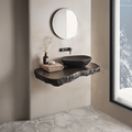 Custom Shelf Vanity Solid Wood Decor Home SINLBRV031