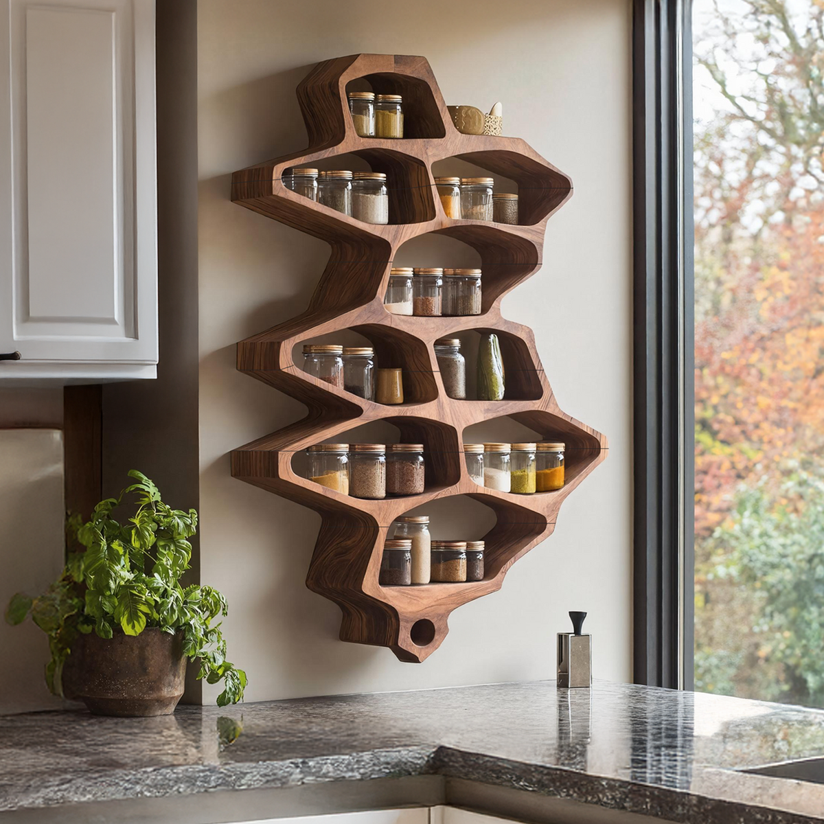 Farmhouse Style Spice Storage Cabinet For Kitchen Use SILDTTRSRS015