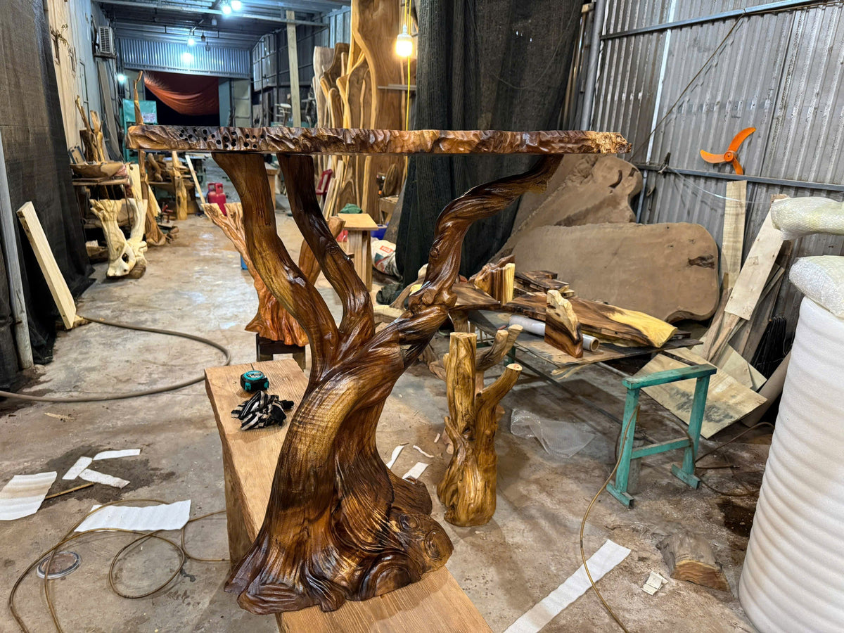 Handmade Halloween Console Table Driftwood Table SINLHW001