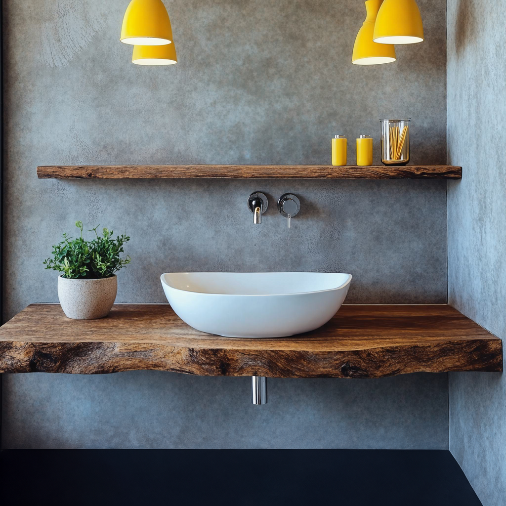 Farmhouse Solid Wood Vanity Bathroom Furniture SILDTBRV226