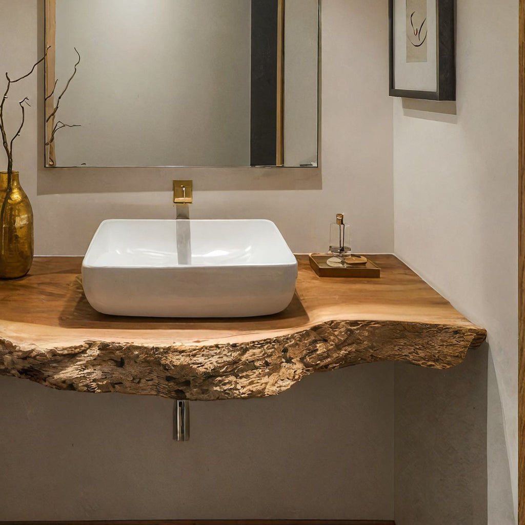Handcrafted Wooden Vanity For Bathroom Furniture SILDTBRV193