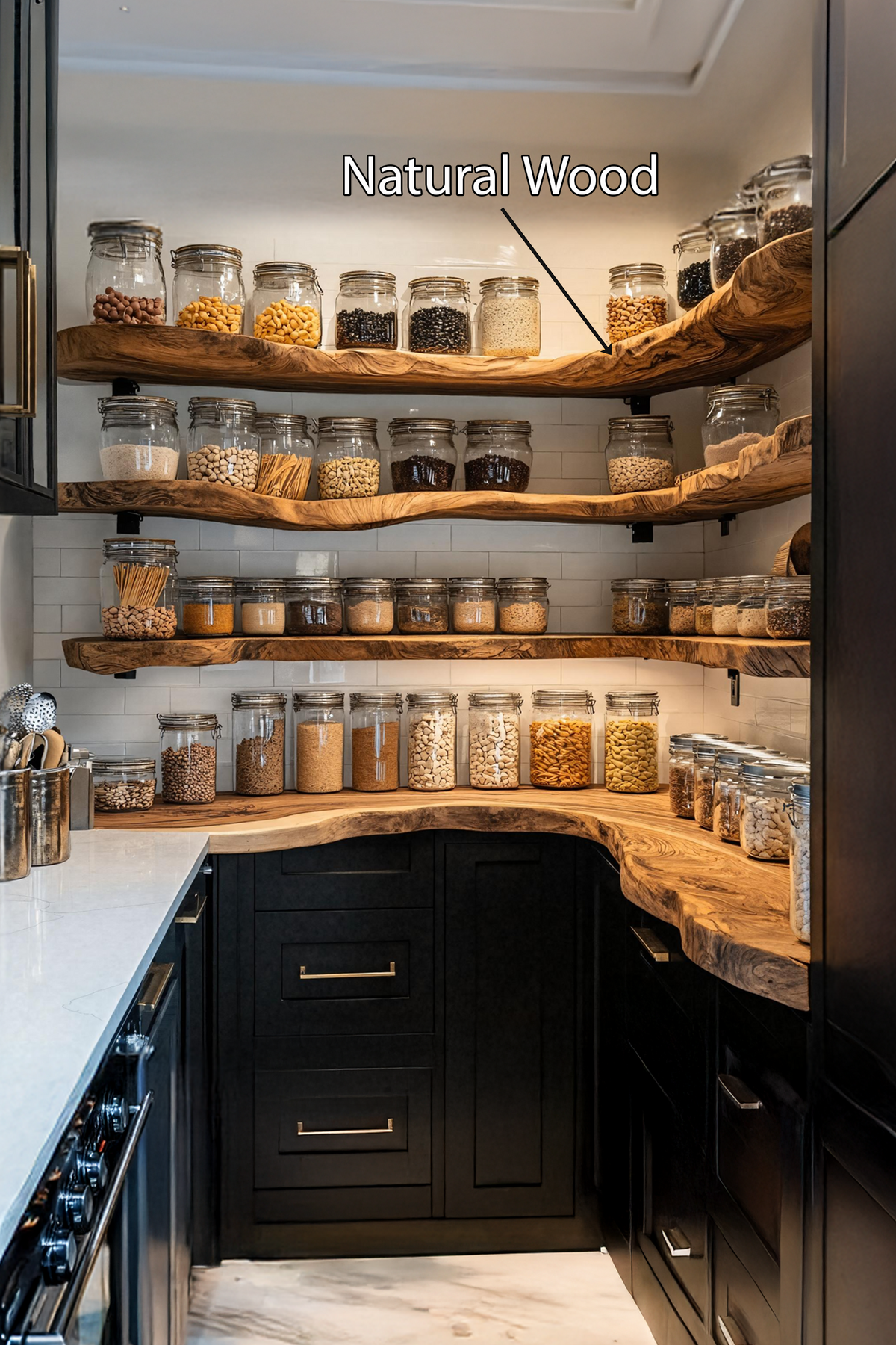 Handcrafted Wooden Spice Rack For Kitchen Cabinet Use SILDTTNSRS007