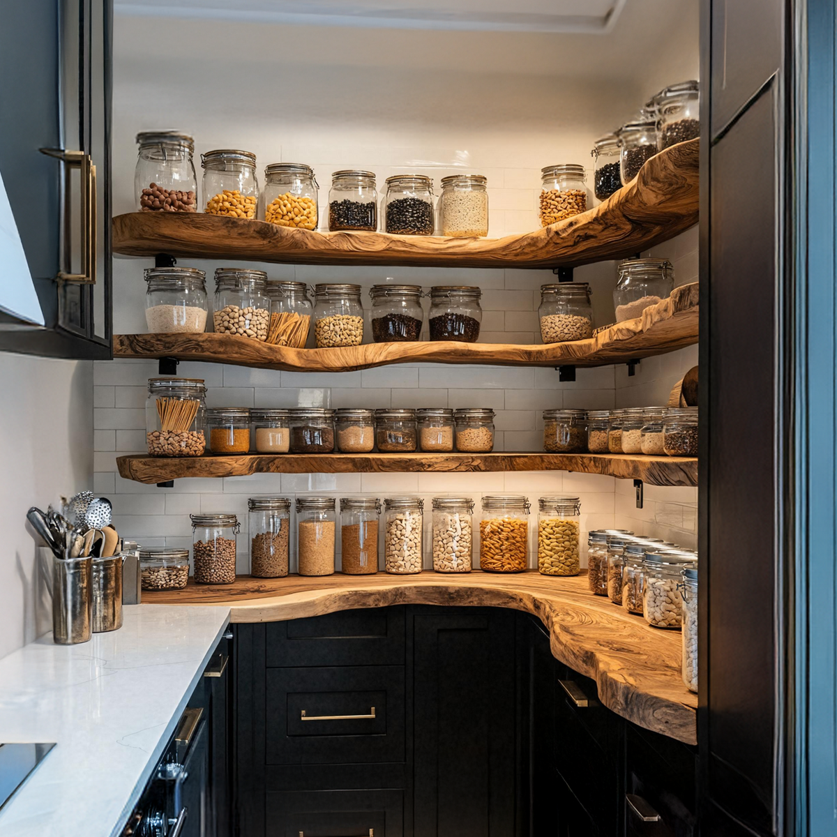 Handcrafted Wooden Spice Rack For Kitchen Cabinet Use SILDTTNSRS007