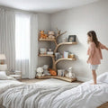 Kids Custom Bookcase Decor Bed Room Kids Personalized Gift SINLTB154