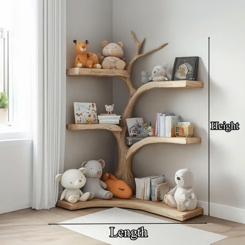 Kids Custom Bookcase Decor Bed Room Kids Personalized Gift SINLTB154