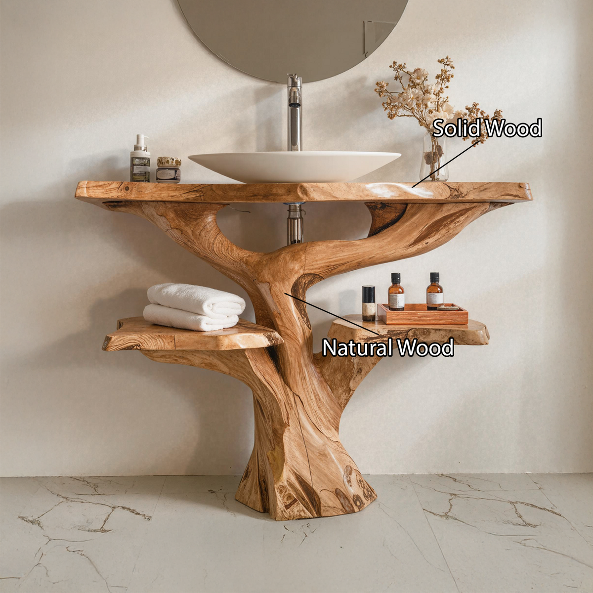 Handcraft Bathroom Vanity Bathroom SILDTBRV003