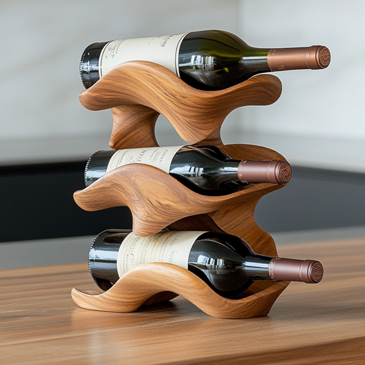 Handcrafted Wine Holder For Living Room Wall Mount SILDTTRWH003
