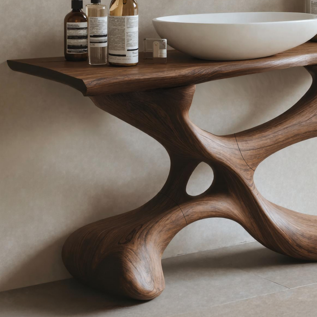 Handcrafted Bathroom Vanity For Furniture Decor Style SILDTTRBRV015