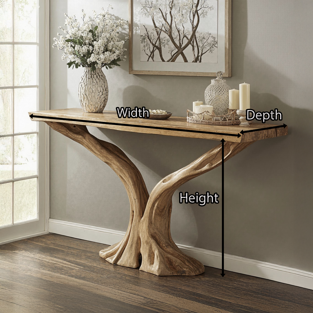 Classic Farmhouse Console Table For Living Room SILDTCS154