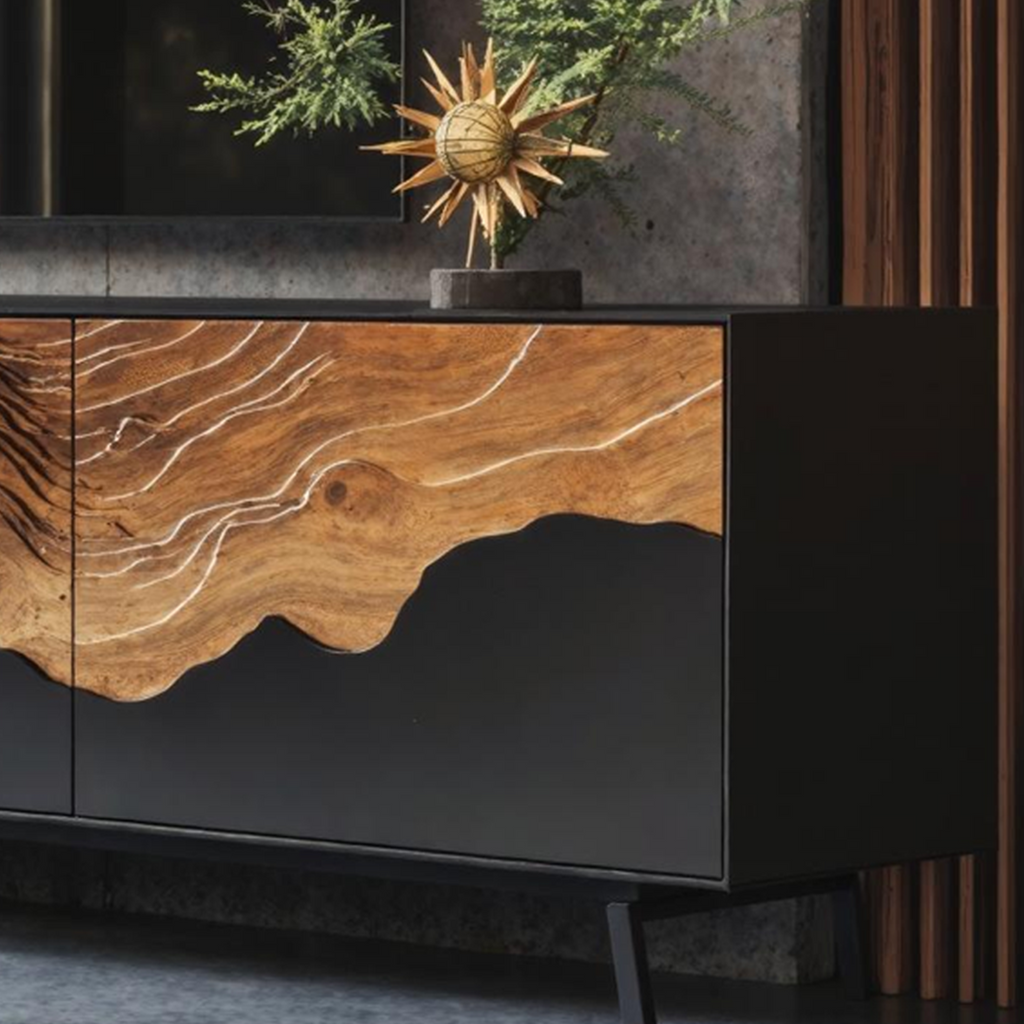 Handcrafted TV Console Table For Living Room SILDTTNTVC068
