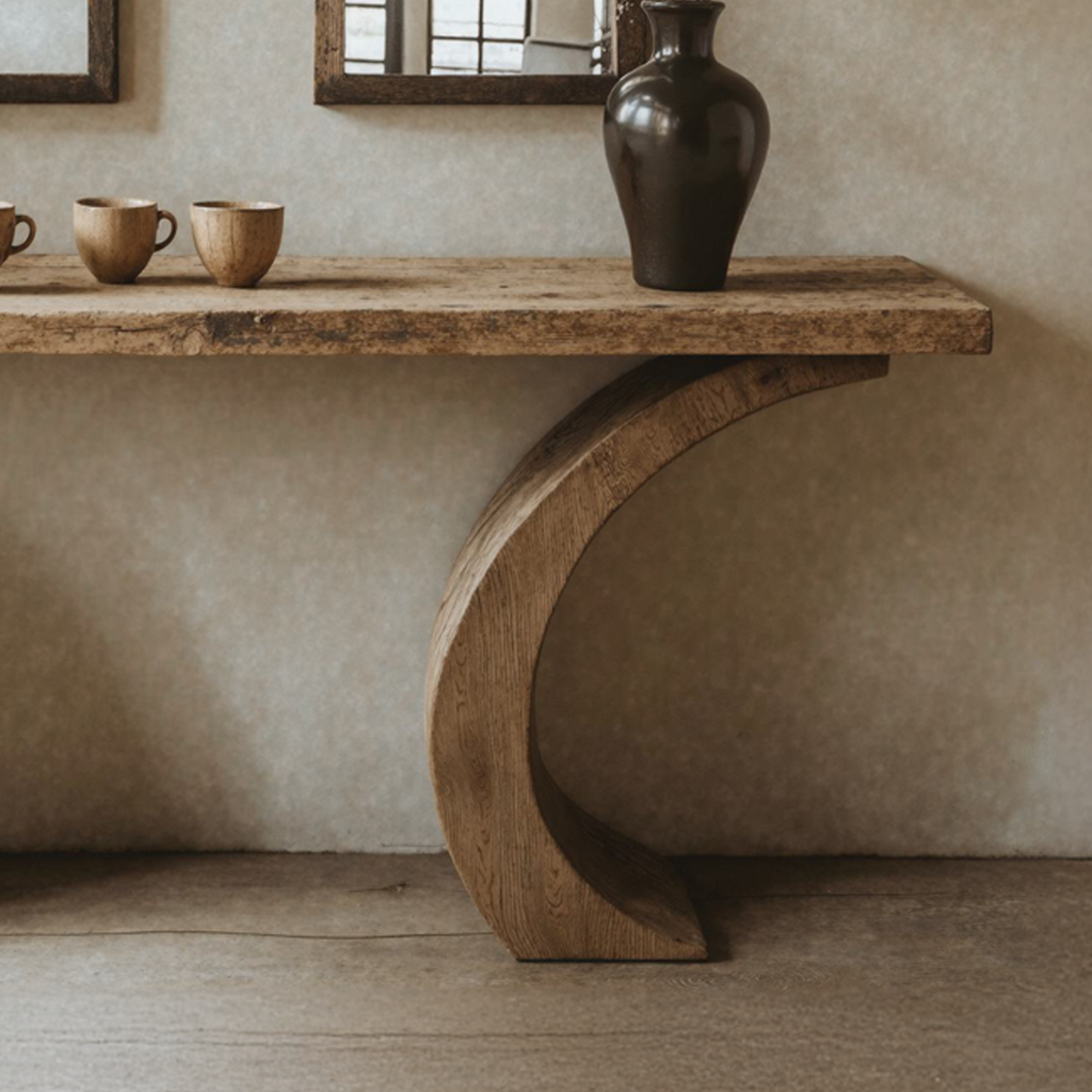 Live Edge Console Table Handcrafted Side Table SILDTCS120