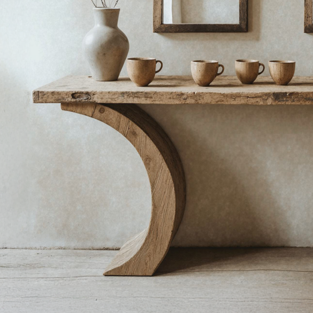 Live Edge Console Table Handcrafted Side Table SILDTCS120